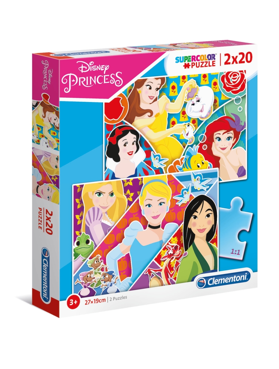 Princess Puzzle 2x20 Teile